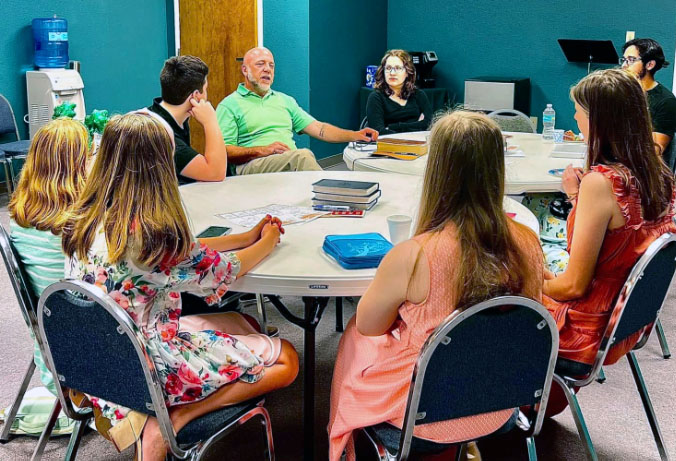 Youth Group on Wednesday night at Trinity Baptist Church