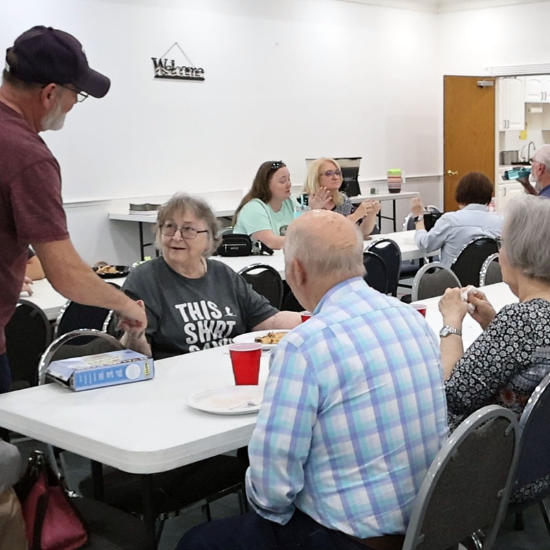 Wednesday night meal together at Trinity Baptist Church in Lakeland