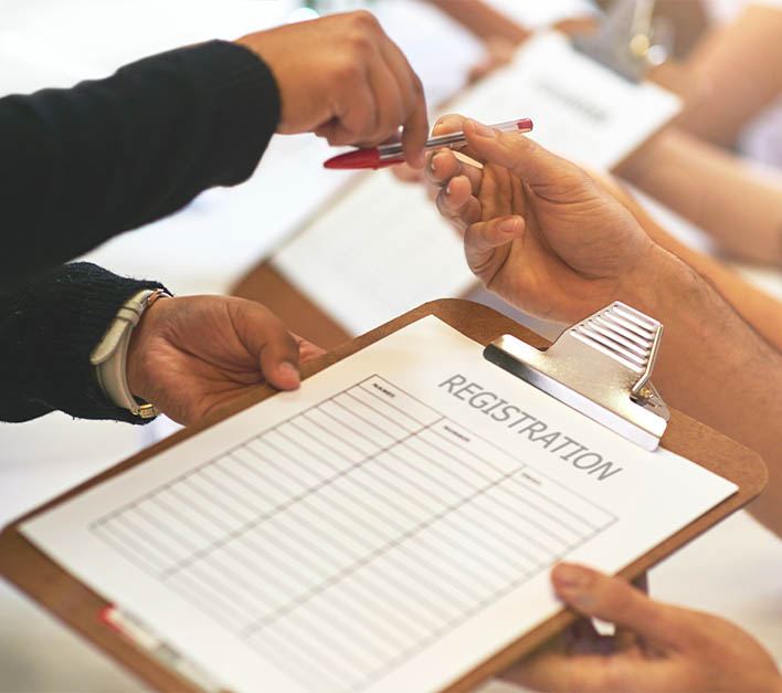 Registration form image