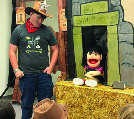 The puppet show at Trinity Baptist Church's VBS in Lakeland, FL.