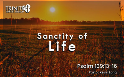 Sanctity of Life | Psalm 139:13-16