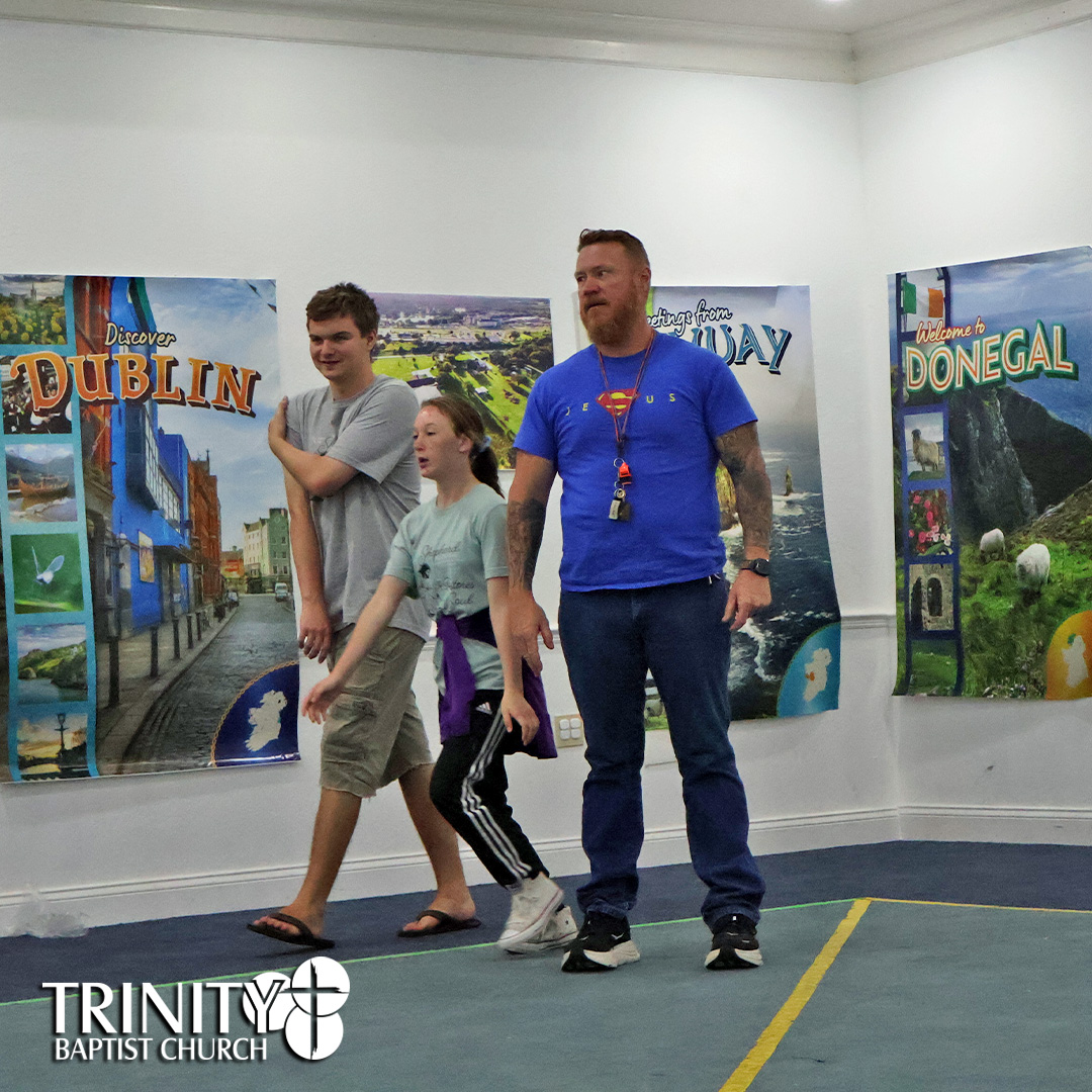 Vacation Bible School at Trinity Baptist Church of Lakeland, FL featured Answers in Genesis program Emerald Crossing, a journey through Psalm 23. We are showing pictures of our volunteers who help setup the decorations, teach the children, and pray for the children every night of VBS